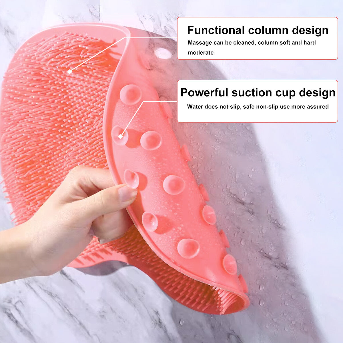 Shower Back & Foot Scrubber
