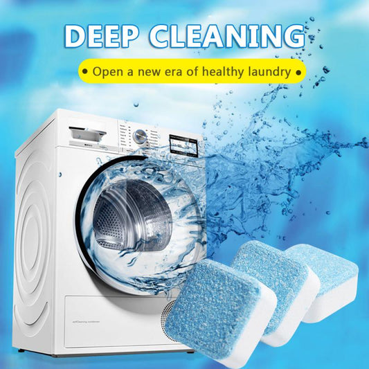 12 Tablets Washing Machine Cleaner Pack